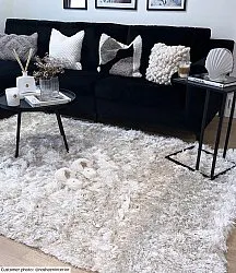 Tappeto A Pelo Lungo - Janjira (bianco)