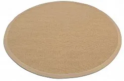 Tappeto rotondo (sisal) - Agave (beige/avorio)