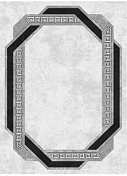 Tappeto Wilton - Olympia (nero/bianco)