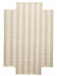 Tappeto di lana irregolare - Kystaro (crema/beige)