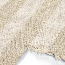 Tappeto di lana irregolare - Kystaro (crema/beige)
