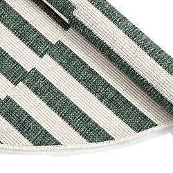 Tappeto rotondo - Indoor/Outdoor Otto (verde)
