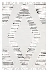 Tappeto Di Stracci - Palani (bianco/nero)