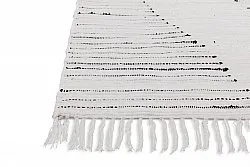 Tappeto Di Stracci - Palani (bianco/nero)