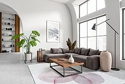 Tappeto Wilton - Layon (grigio/rosa)