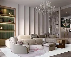 Tappeto Wilton - Layon (grigio/rosa)
