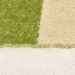 Coperte - Plaid in misto lana - Audrey Check (beige/verde/viola)