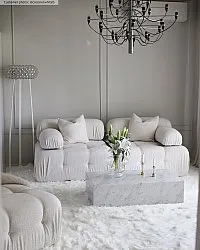 Tappeto A Pelo Lungo - Pomaire (bianco)