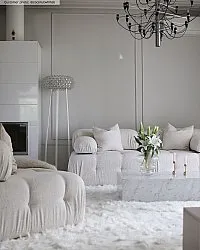 Tappeto A Pelo Lungo - Pomaire (bianco)