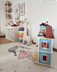 Tappeti per bambini - Princess (rosa)