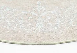 Tappeto rotondo - Santi (beige/bianco)
