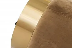 Pouf In Velluto - Copenhagen (marrone)