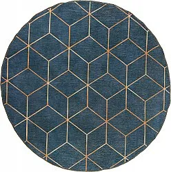 Tappeto rotondo - Remy (blu)