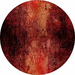 Tappeto rotondo - Wells (rosso)