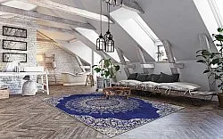 Tappeto Wilton - Sandrigo (blu/beige)