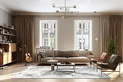 Tappeto Wilton - Attika (grigio/bianco)