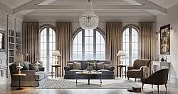 Tappeto Wilton - Granada (grigio/oro)