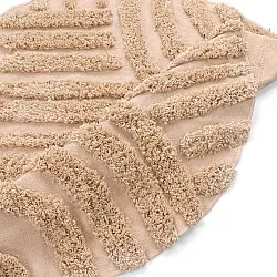 Tappeto rotondo - Cazorla Natural Cotton Shaggy (beige)