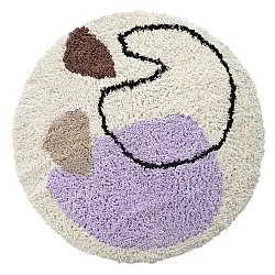 Tappeto rotondo - Naousa Natural Cotton Shaggy (multiplo)