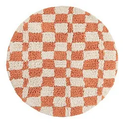 Tappeto rotondo - Atrani Natural Cotton Shaggy (arancia)