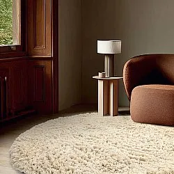 Tappeto rotondo - Aliste Wool Shaggy (alabaster gleam)