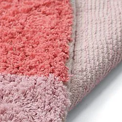 Tappeto A Pelo Lungo - Amira Natural Cotton Shaggy (rosa)