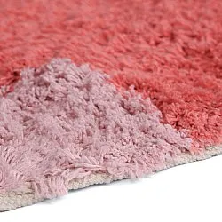 Tappeto A Pelo Lungo - Amira Natural Cotton Shaggy (rosa)