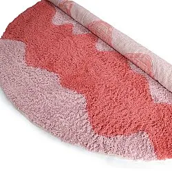 Tappeto A Pelo Lungo - Amira Natural Cotton Shaggy (rosa)