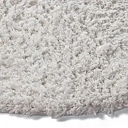 Tappeto rotondo - Combarro Solid Cotton Shaggy (crema)