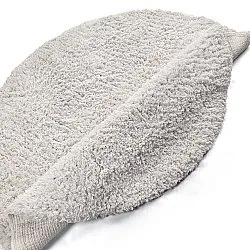 Tappeto rotondo - Combarro Solid Cotton Shaggy (crema)