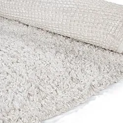 Tappeto rotondo - Combarro Solid Cotton Shaggy (crema)