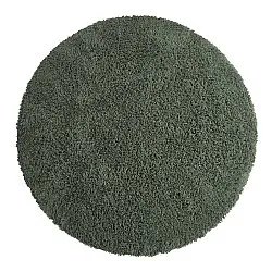 Tappeto rotondo - Combarro Solid Cotton Shaggy (verde)