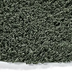 Tappeto rotondo - Combarro Solid Cotton Shaggy (verde)
