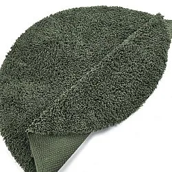 Tappeto rotondo - Combarro Solid Cotton Shaggy (verde)