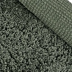 Tappeto rotondo - Combarro Solid Cotton Shaggy (verde)