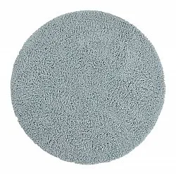 Tappeto rotondo - Combarro Solid Cotton Shaggy (azzurro)