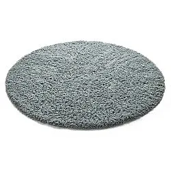 Tappeto rotondo - Combarro Solid Cotton Shaggy (azzurro)