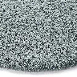 Tappeto rotondo - Combarro Solid Cotton Shaggy (azzurro)