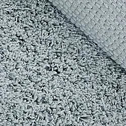 Tappeto rotondo - Combarro Solid Cotton Shaggy (azzurro)
