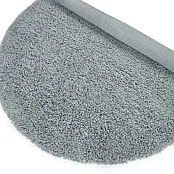 Tappeto rotondo - Combarro Solid Cotton Shaggy (azzurro)