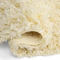 Tappeto rotondo - Combarro Solid Cotton Shaggy (giallo chiaro)