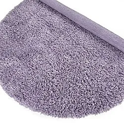 Tappeto rotondo - Combarro Solid Cotton Shaggy (viola chiaro)