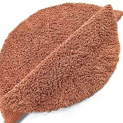 Tappeto rotondo - Combarro Solid Cotton Shaggy (arancione chiaro)