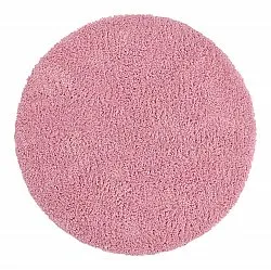 Tappeto rotondo - Combarro Solid Cotton Shaggy (rosa chiaro)