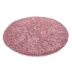 Tappeto rotondo - Combarro Solid Cotton Shaggy (rosa chiaro)