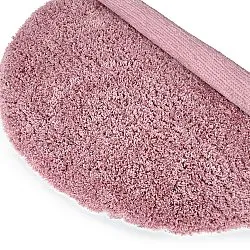 Tappeto rotondo - Combarro Solid Cotton Shaggy (rosa chiaro)