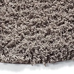 Tappeto rotondo - Combarro Solid Cotton Shaggy (taupe)