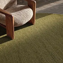 Tappeto rotondo - Hamilton (verde muschio)