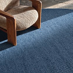 Tappeto rotondo - Hamilton (blu navy)
