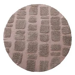 Tappeto rotondo - Otranto Natural Cotton Shaggy (taupe)